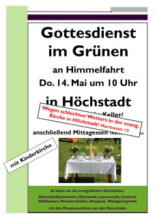 Himmelfahrt in der Kirche